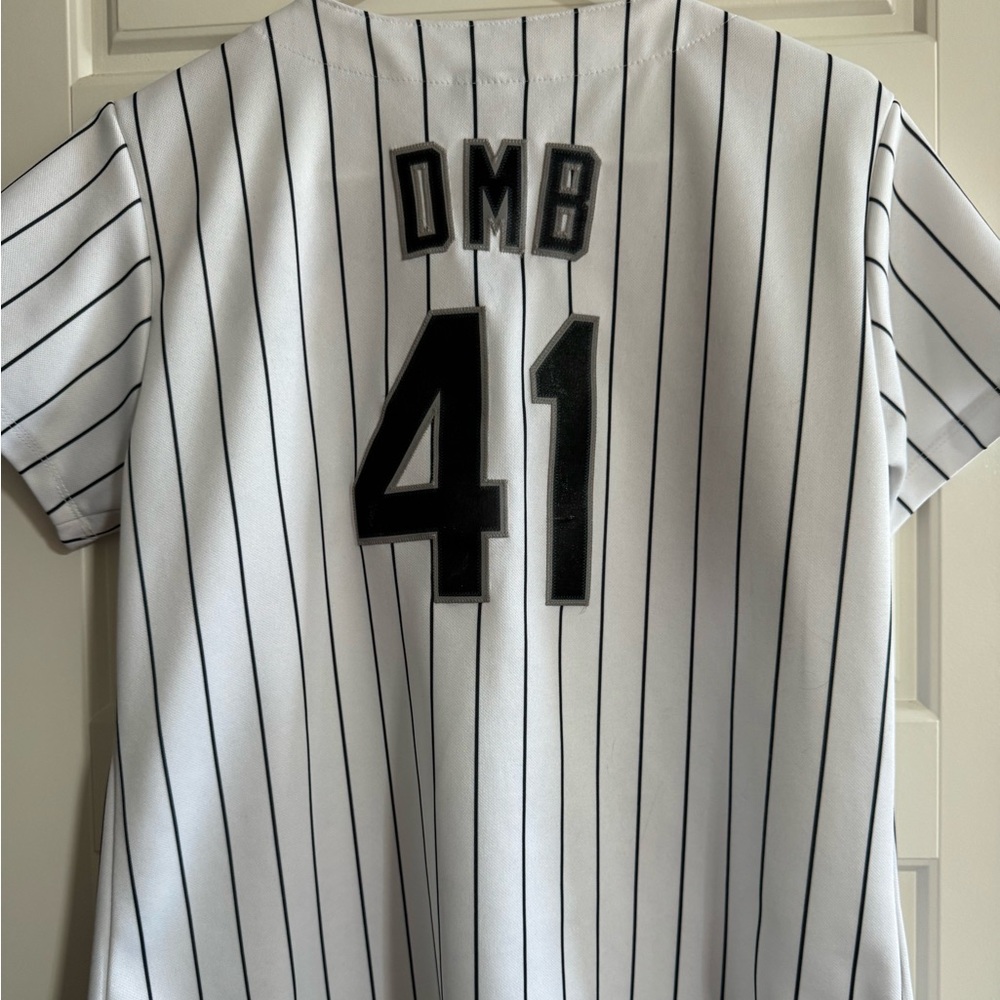 Custom DMB White Sox Jersey #41 Medium